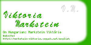 viktoria markstein business card